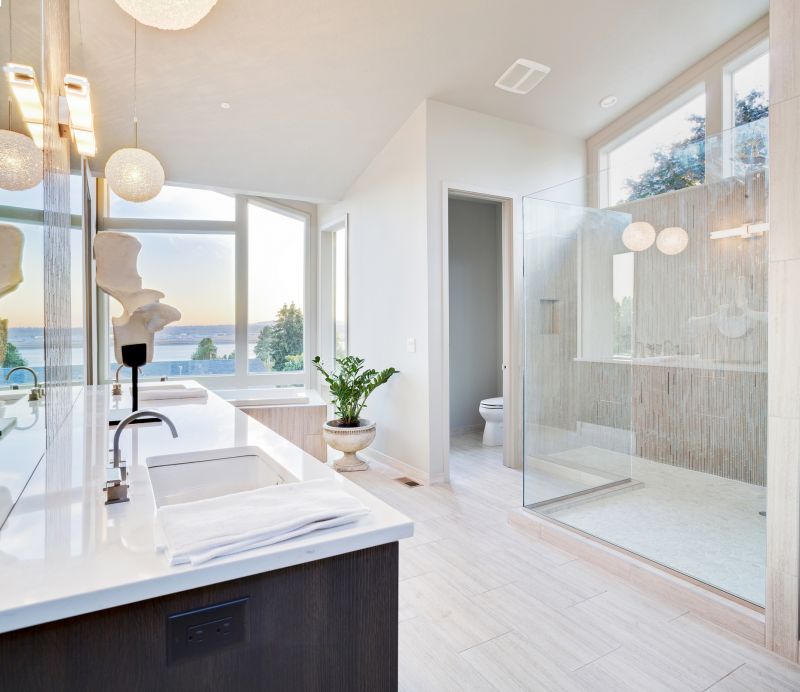 Wide View of Bathroom Renovation